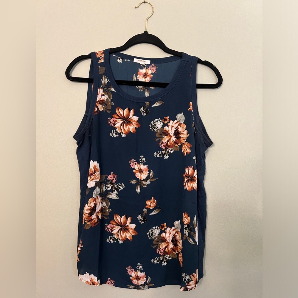 Maurices Tank Top Fall Floral Women Medium